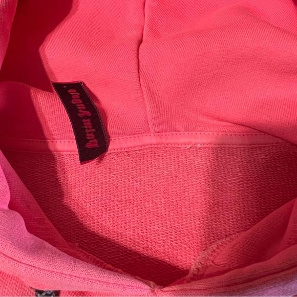 PALM ANGELS Basic Cropped Hoodie - Picture 10 of 12
